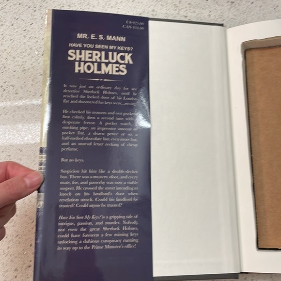 Have You Seen My Keys? Sherluck Holmes Secret Hidden Item "Book" Compartment - Picture 5 of 6